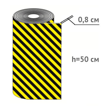 Демпфер рулонный из вспененного полиэтилена, 30 пог. м (DRP-2-50)