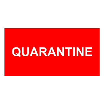 Знак «Карантин», Q12.2