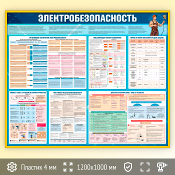 Стенд «Электробезопасность» (EB-13-GOLD)