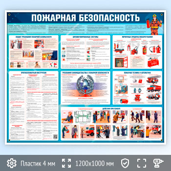 Стенд «Пожарная безопасность» (PB-29)