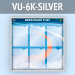 ����� ��������� ���� � 6 ��������� �4 ������� (VU-6K-SILVER)